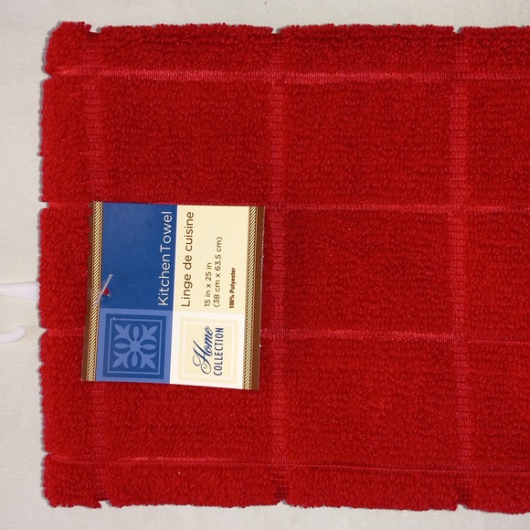 Red Kitchen Towel - Picture 2 of 2